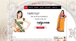 Desktop Screenshot of indianhandloom.com